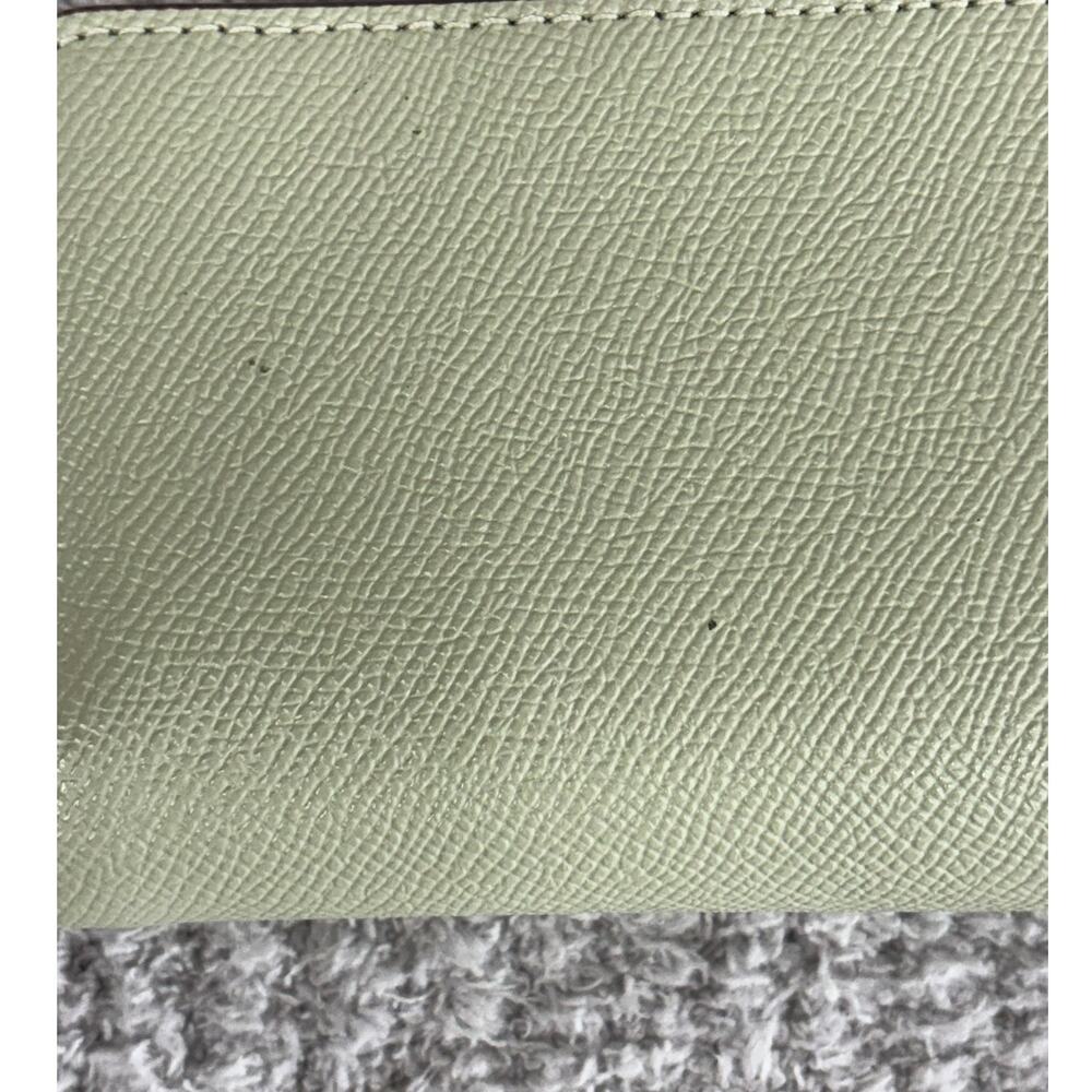 Coach light Green Leather Small Flap Wallet K1880 #76933 - Picture 10 of 10